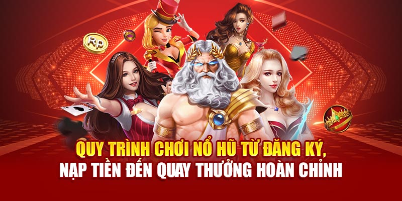 Quy trình chơi nổ hũ từ đăng ký, nạp tiền đến quay thưởng hoàn chỉnh