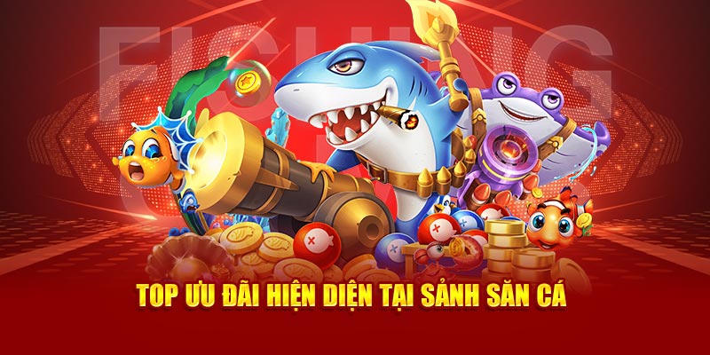Top ưu đãi hiện diện tại sảnh săn cá